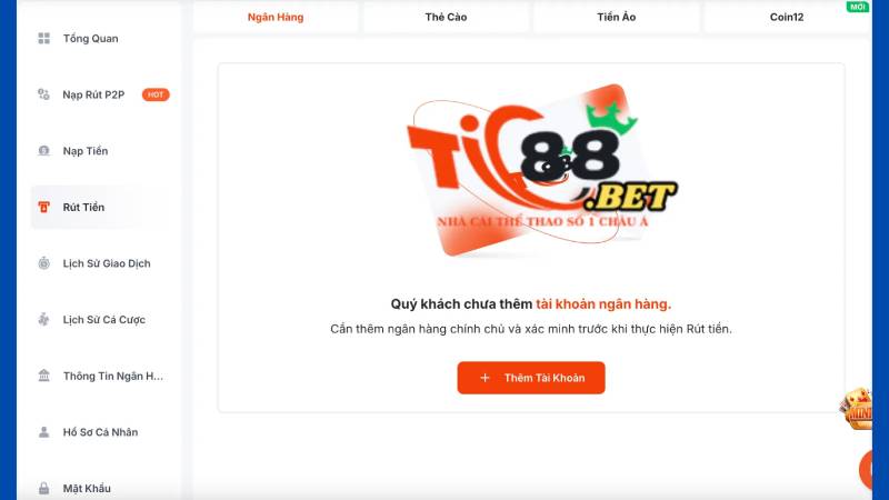 Bảo mật, nạp rút và hỗ trợ tại TIC88